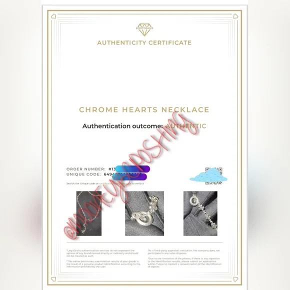 VINTAGE CHROME HEARTS RARE Fleur necklace Authentic 925 WITH COA - Picture 3 of 17